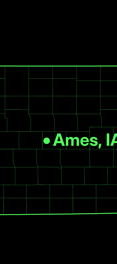 Ames cityscape